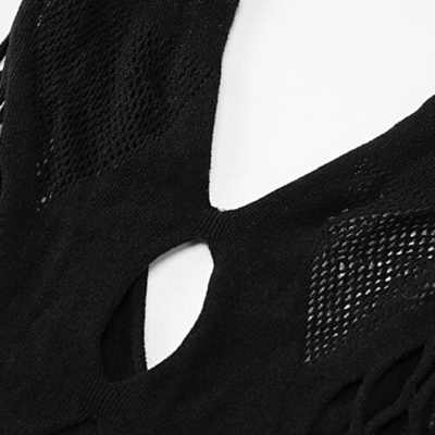 OEM European American Summer Polyester Sexy Hot Spicy Grid Dress