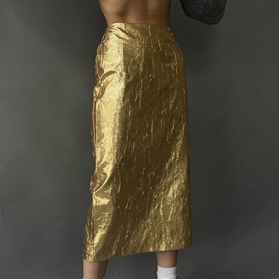 OEM Women'S 2023 Spring New Skirt Polyester Trend Wild Bag Hip Skirt